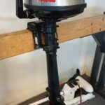 Gebruikte Mariner 4pk Tiller langstaart incl. externe tank